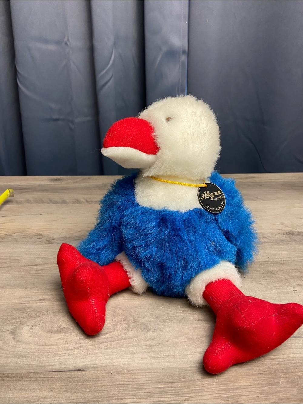 Vintage Alegria by P.M.I, Blue, White &‎ Red Eagle Plush